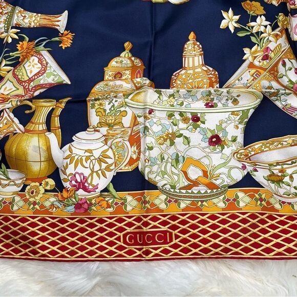 Gucci silk scarf - preowned - Picture 5 of 11